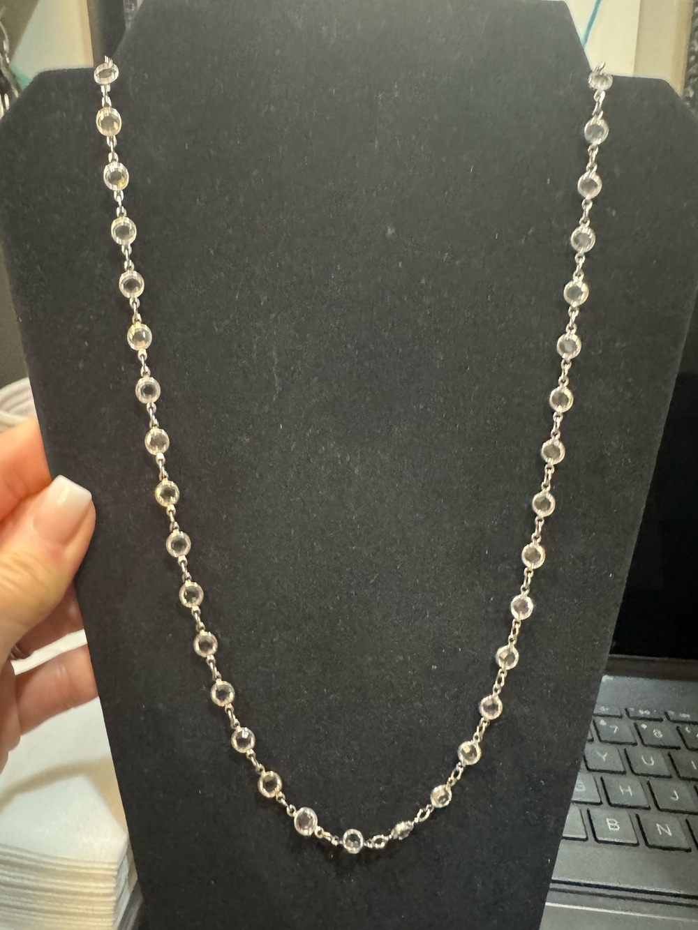 Touchdown Crystal by Swarovski , Chanelle necklace, Crystal, New in Box